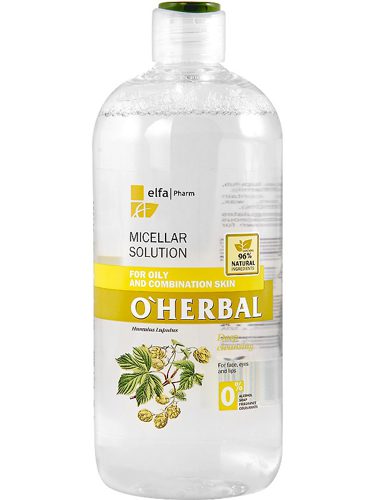 Micellar Solution for Oily Skin With Hop Extract 500 мл